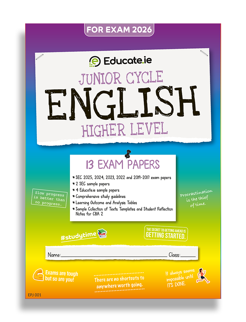 English Junior Cycle Higher Level Exam Papers Educate.ie
