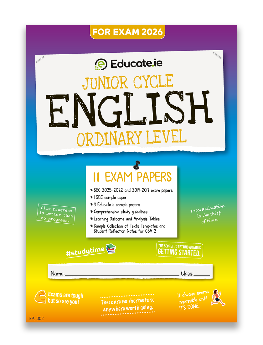 English Junior Cycle Ordinary Level Exam Papers Educate.ie