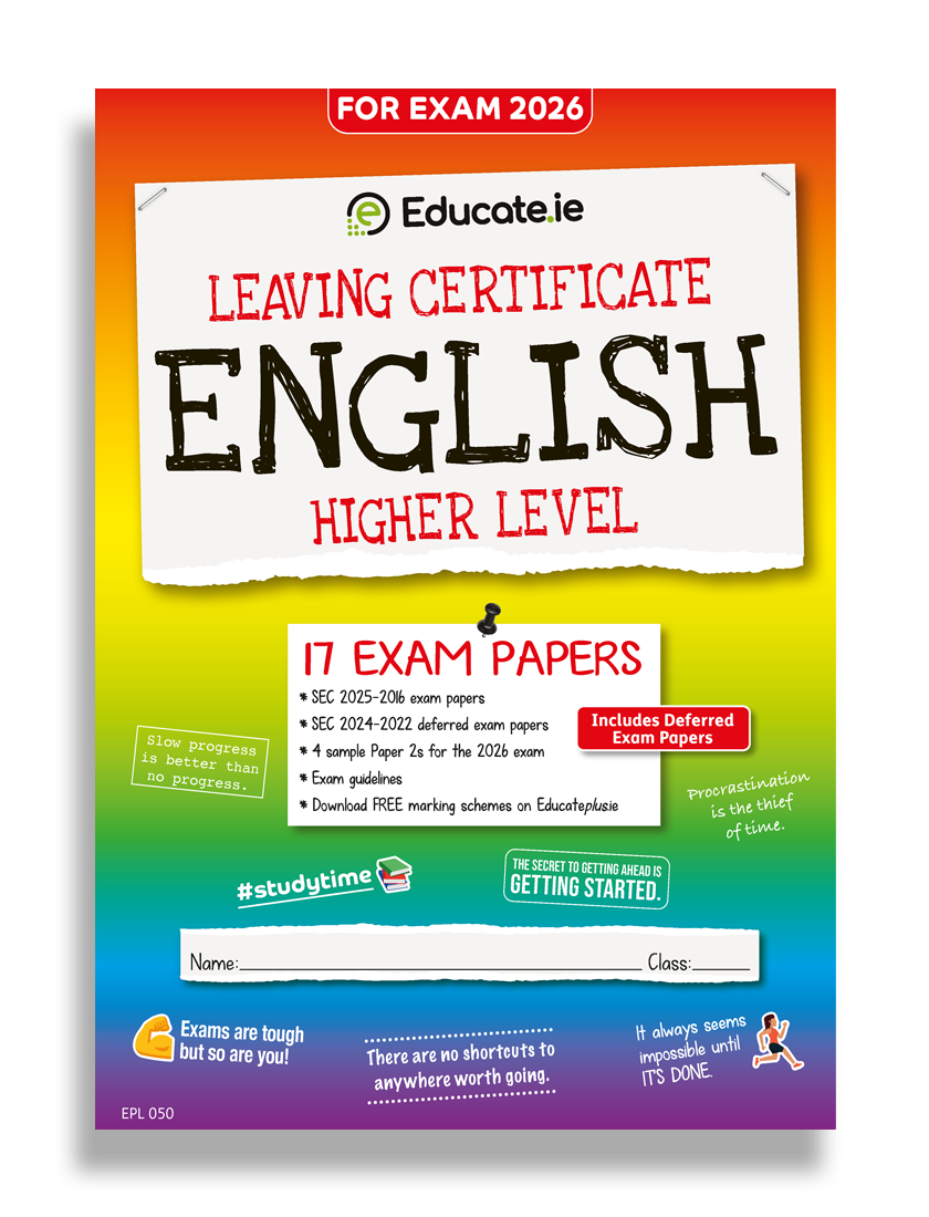 English Leaving Certificate Higher Level Exam Papers Educate.ie
