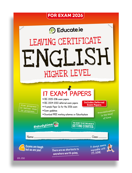 English Leaving Certificate Higher Level Exam Papers Educate.ie