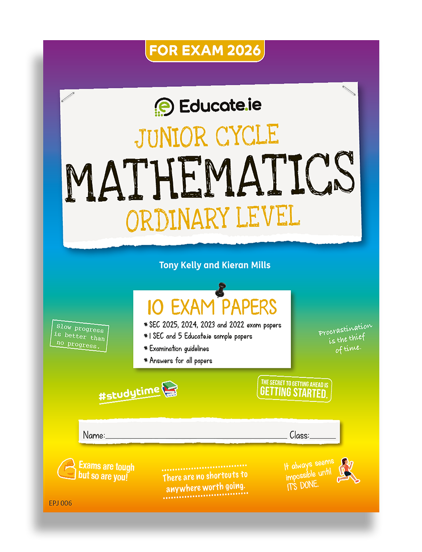 Maths Junior Cycle Ordinary Level Exam Papers Educate.ie