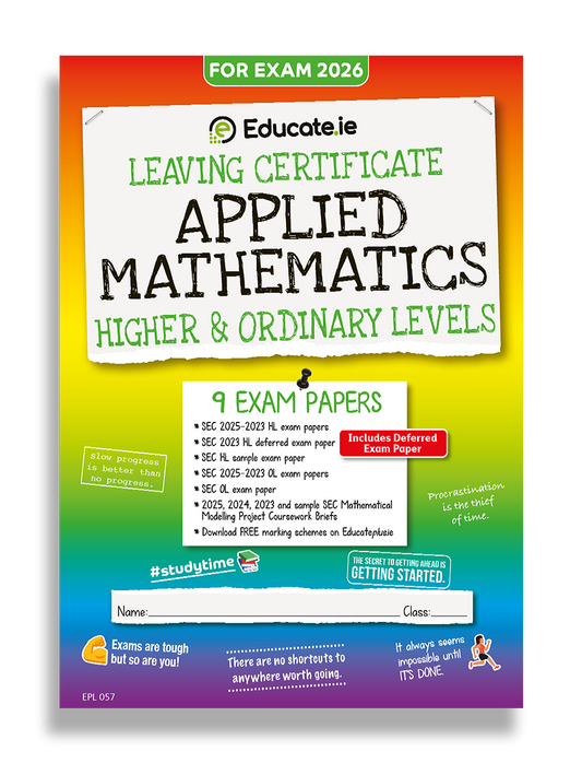 Applied Mathematics Leaving Certificate Exam Papers Educate.ie