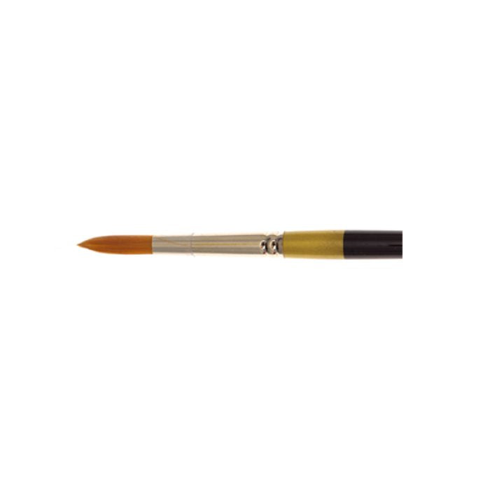 Paint Brush Gold Synthetic Round No 10