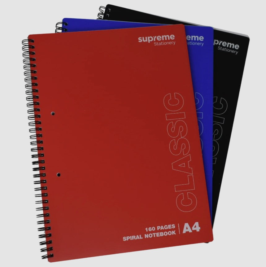 A4 Notebook Spiral 160 Page