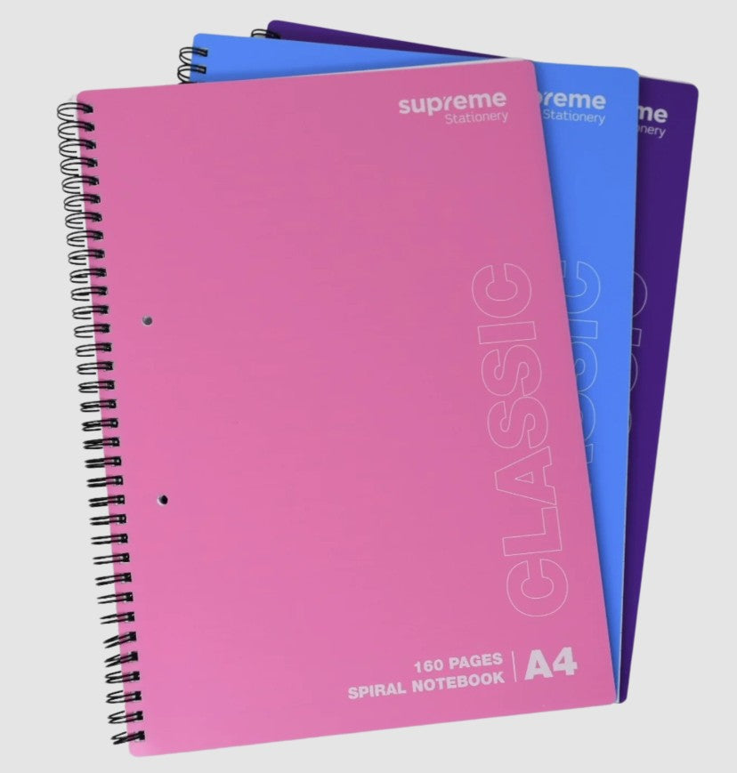 A4 Notebook Spiral 160 Page
