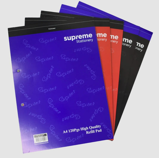 A4 Refill Pad 120 Page Top bound