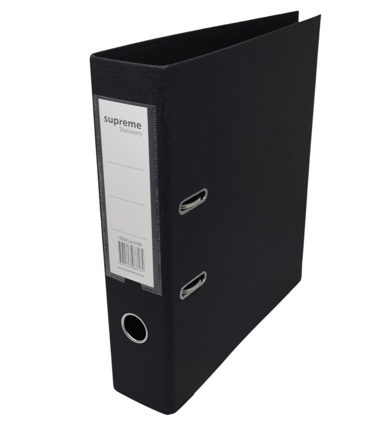 A4 Lever Arch File Black