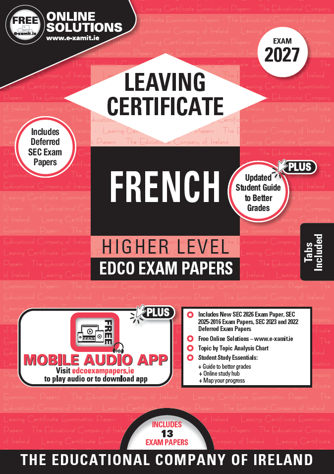 French Leaving Certificate Higher Level Edco Exam Papers