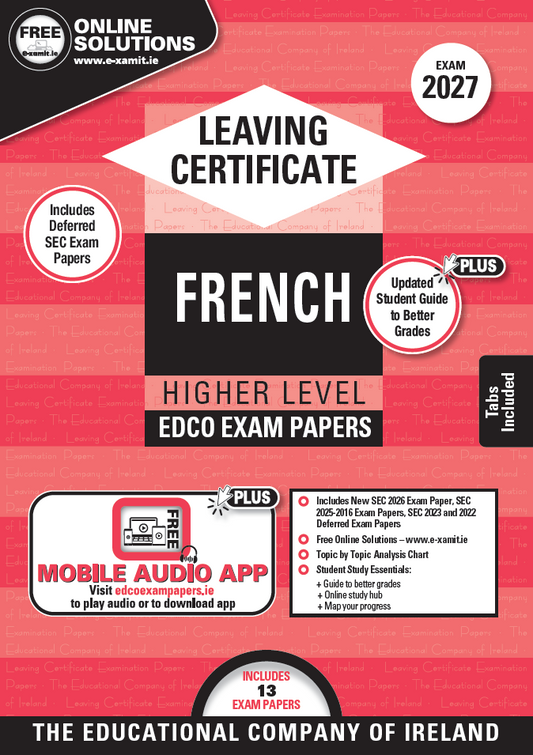French Leaving Certificate Higher Level Edco Exam Papers
