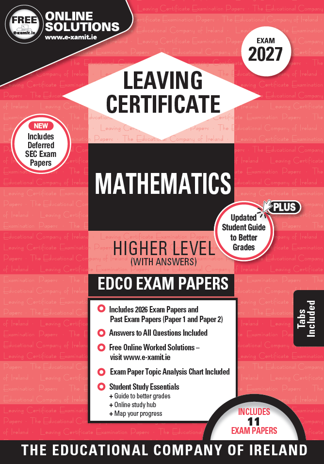 Maths Leaving Certificate Higher Level Edco Exam Papers