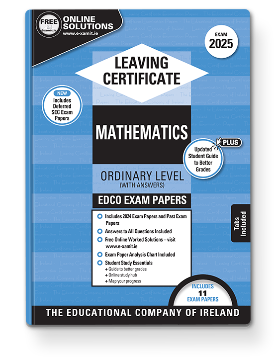 Maths Leaving Certificate Ordinary Level Edco Exam Papers