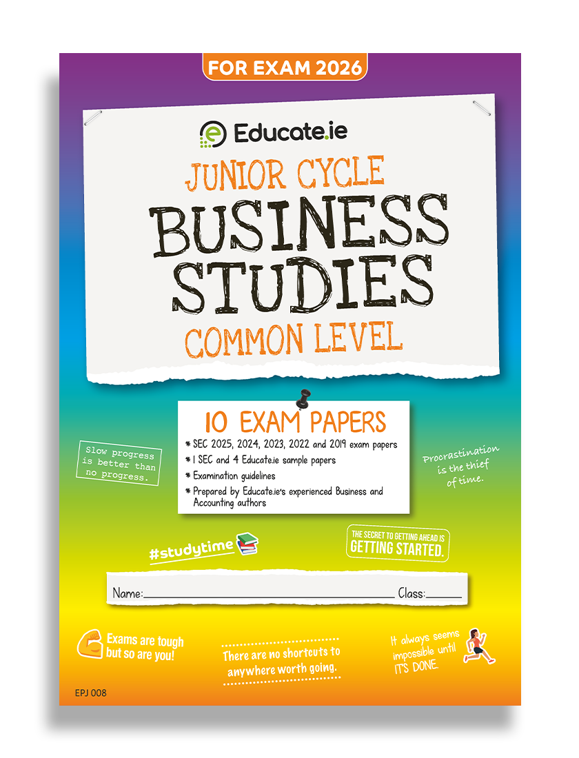Business Studies Junior Cycle Common Level Exam Papers Educate.ie