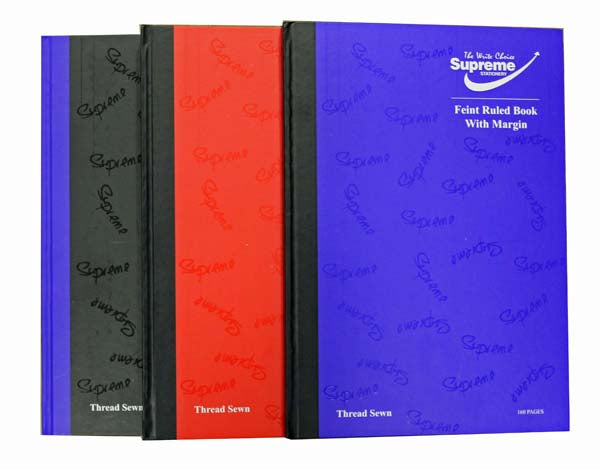 A4 Hardback Notebook 160 Page Supreme