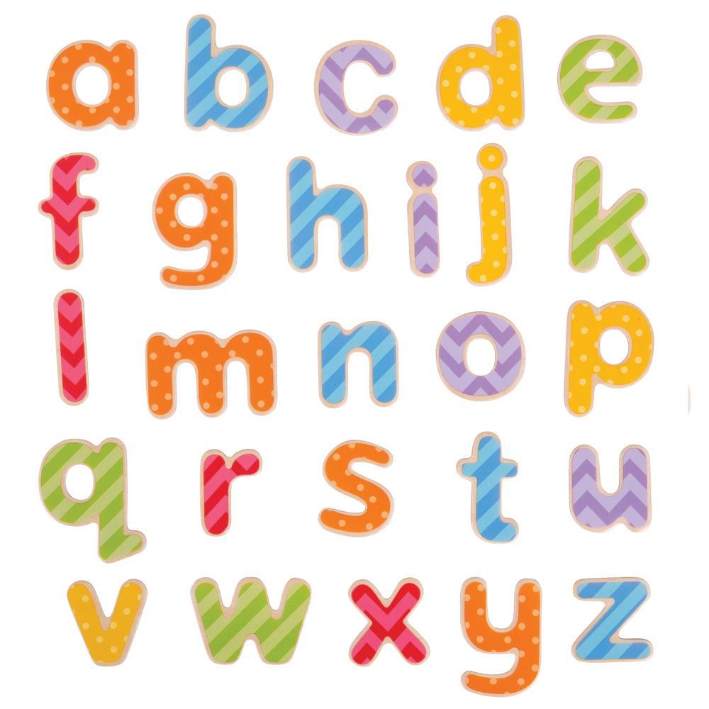 Magnetic Letters Wooden - Lowercase