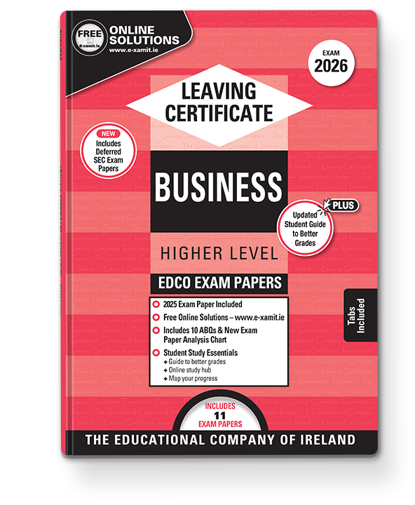 Business Leaving Certificate Higher Level Edco Exam Papers