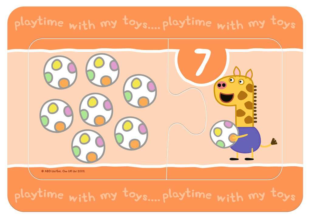 Peppa Pig: Match and Count Puzzle