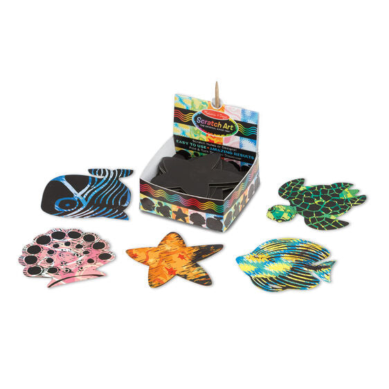 Mini Scratch Art Ocean