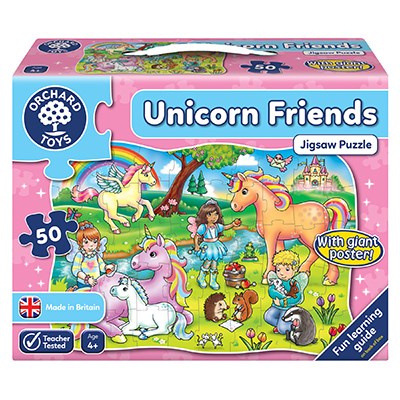 Unicorn Friends Jigsaw Puzzle 50pc
