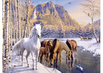 Winter Horses Jigsaw Puzzle 200pc