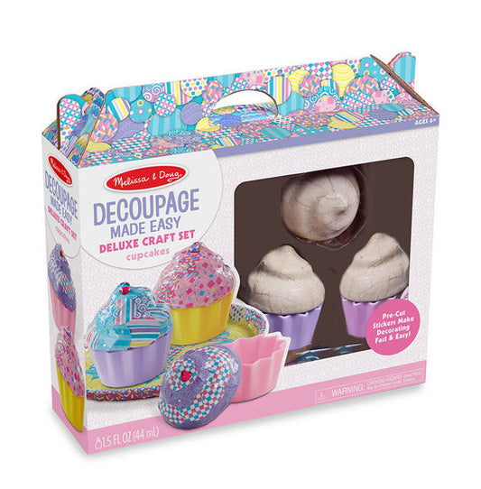 Decoupage Made Easy Deluxe Craft Set - Cupcakes