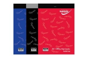 A4 Refill Pad 140 Page Top bound