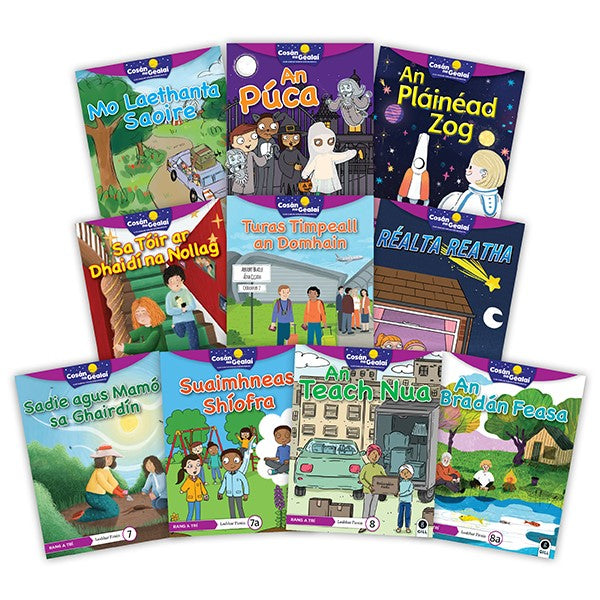 Cosan na Gealai 3rd Class Fiction Reader Pack (10)