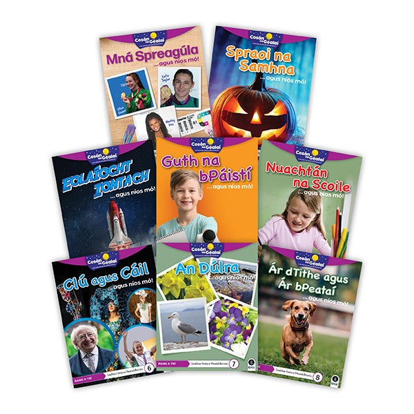 Cosan na Gealai 3rd Class Non-Fiction Reader Pack (8)