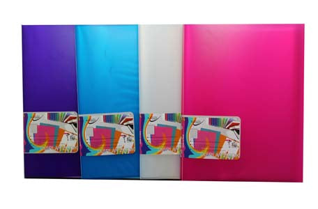 A4 Display Book 10 Pocket Assorted Supreme