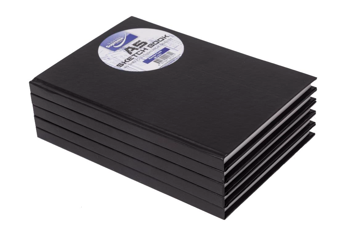 A5 Sketch Book Hardback 40 Page 135gsm