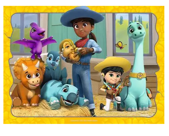 Dino Ranch 4 in a Box Puzzle