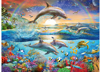 Dolphin Paradise XXL Jigsaw Puzzle 300pc