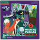 Magnetic Jigsaw Puzzle 20pc Forest Night & Day (2pack)