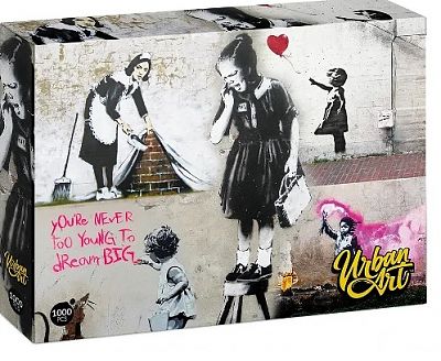 Banksy: Graffiti Painter Jigsaw Puzzle 1000pc