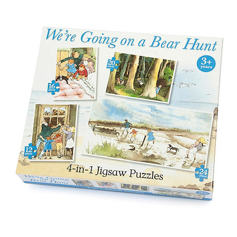 We're Going On A Bear Hunt 4 in 1 Puzzle