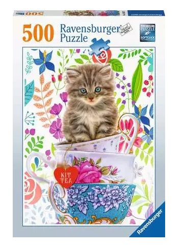 Teacup Kitty Jigsaw Puzzle 500pc (Was €15.00, Now €7.50)