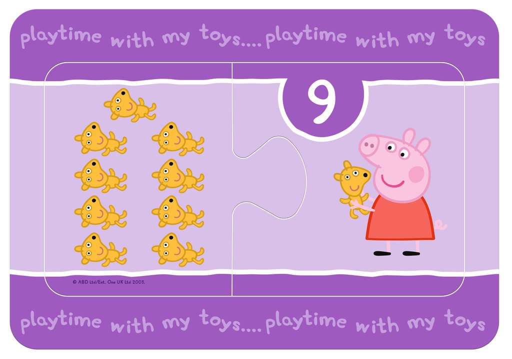Peppa Pig: Match and Count Puzzle