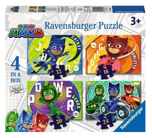 PJ Masks 4 in a Box Puzzle