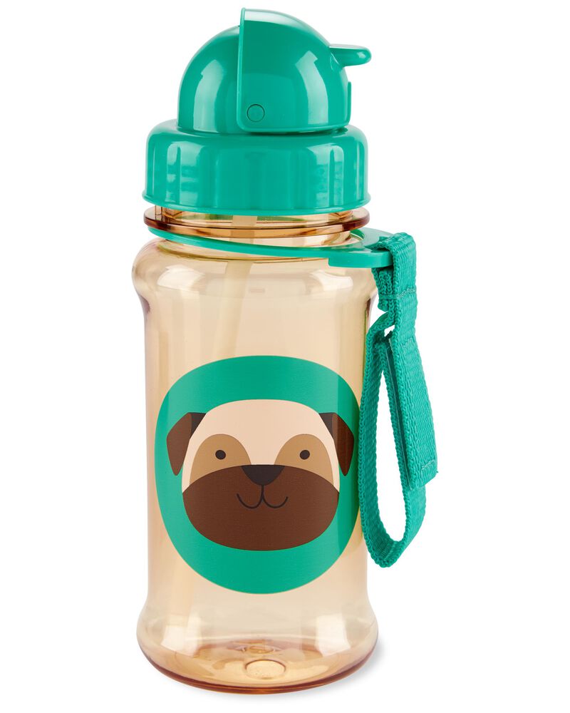 Zoo Straw Bottle Pug