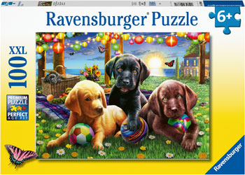 Puppy Picnic Jigsaw Puzzle 100pc