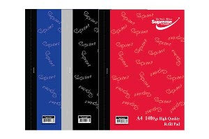 A4 Refill Pad 140 Page Side bound