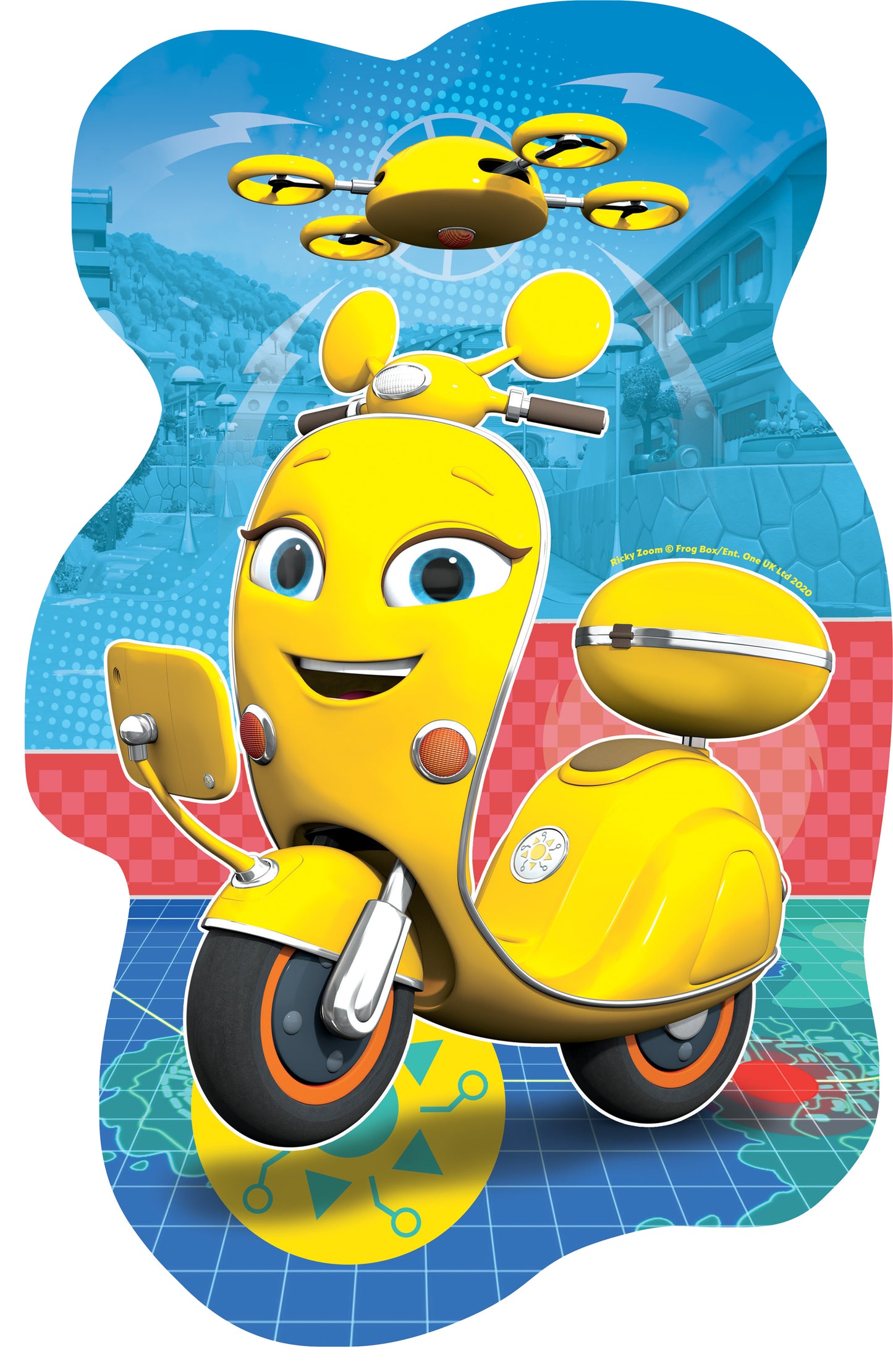 Ricky Zoom 4 in a Box Shaped Puzzle