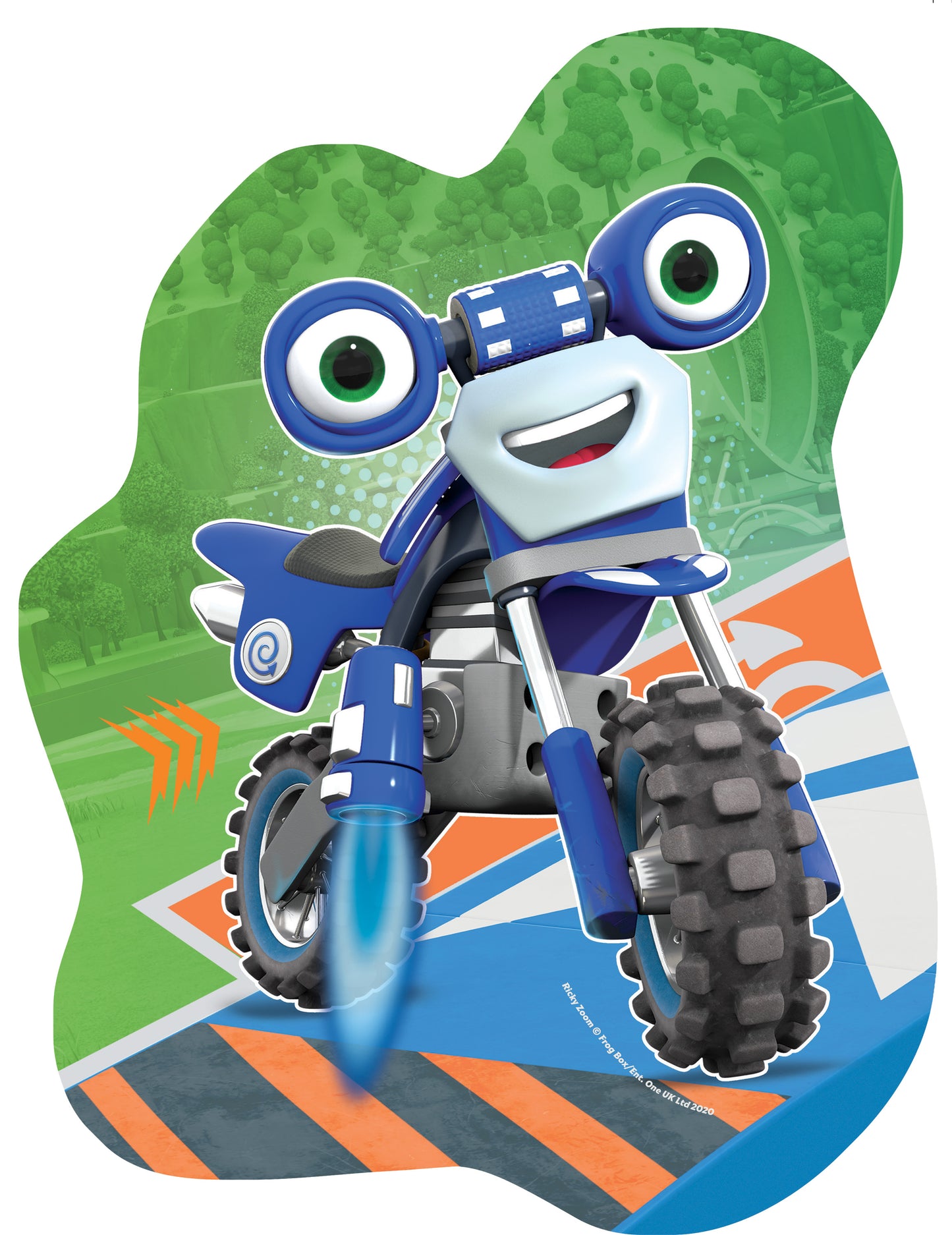 Ricky Zoom 4 in a Box Shaped Puzzle