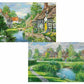 Riverside Cottages Jigsaw Puzzle 500pc (2pack) (Was €22.00, Now €10.00)
