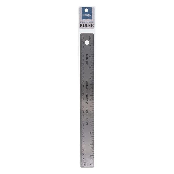 Ruler 12'' Stainless Steel
