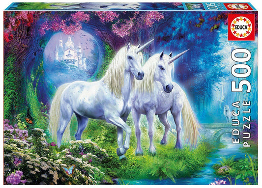 Unicorns in the Forest Jigsaw Puzzle 500pc
