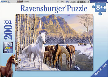 Winter Horses Jigsaw Puzzle 200pc