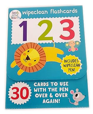 1 2 3 Wipeclean Flashcards