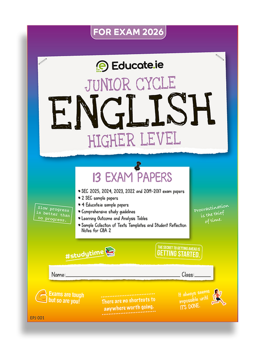 English Junior Cycle Higher Level Exam Papers Educate.ie