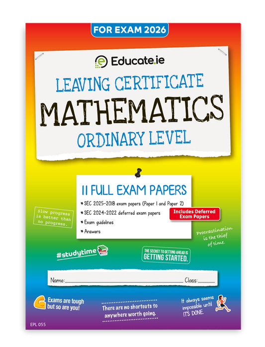 Maths Leaving Certificate Ordinary Level Exam Papers Educate.ie
