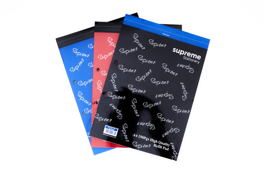 A4 Refill Pad 250 Page Top bound